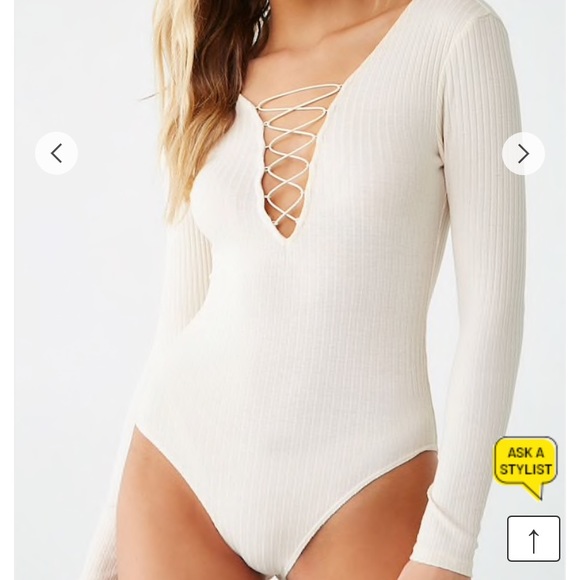 Lace up bodysuit - Picture 3 of 4